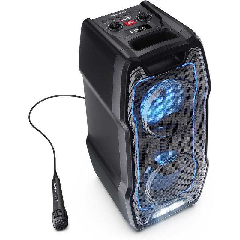 Sharp XParty Sing 180W Microfone Luz RGB - Altifalante Bluetooth - Item1