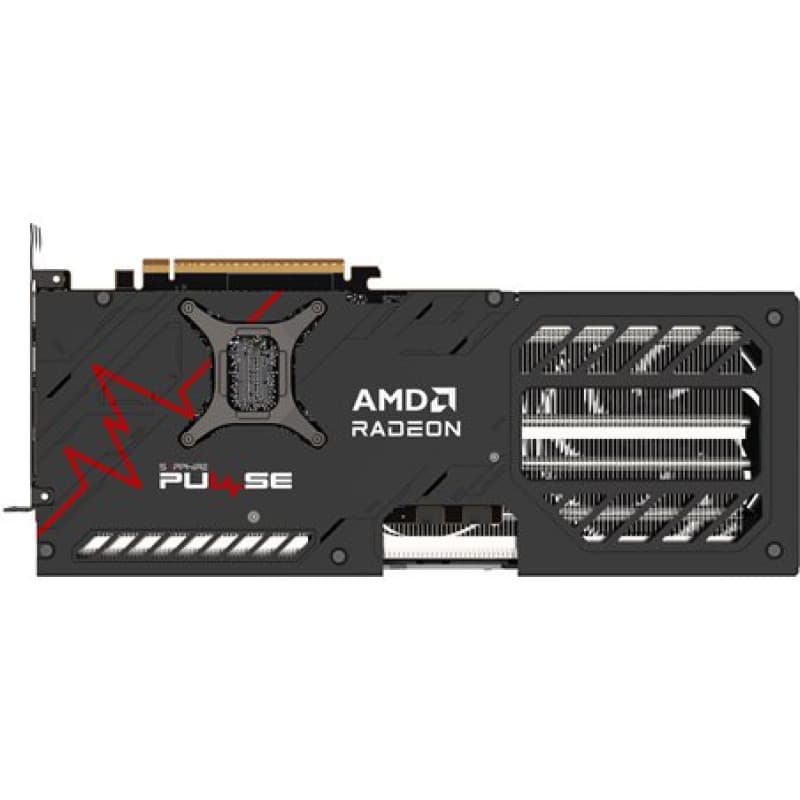 Sapphire PULSE Radeon RX 9070 XT AMD Tarjeta gráfica 16 GB GDDR6, imagen trasera