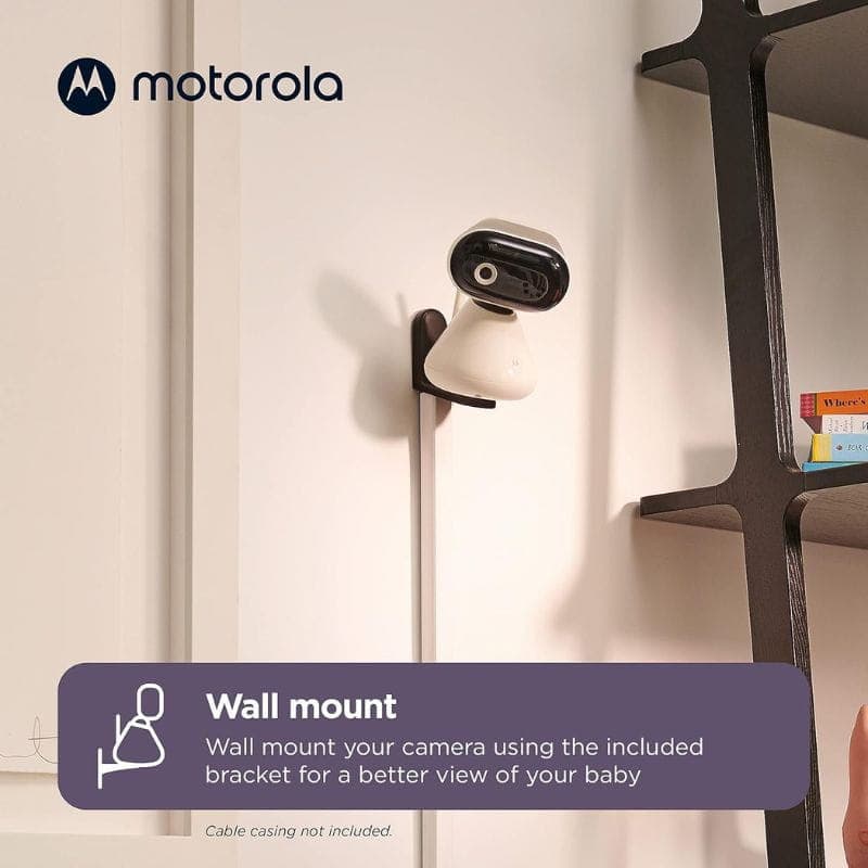 Motorola PIP1000 WiFi HD HD Vigilabebés con cámara, con instalación en pared