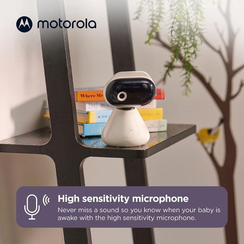 Motorola PIP1000 WiFi HD HD Vigilabebés con cámara, con micrófono de alta sensibilidad