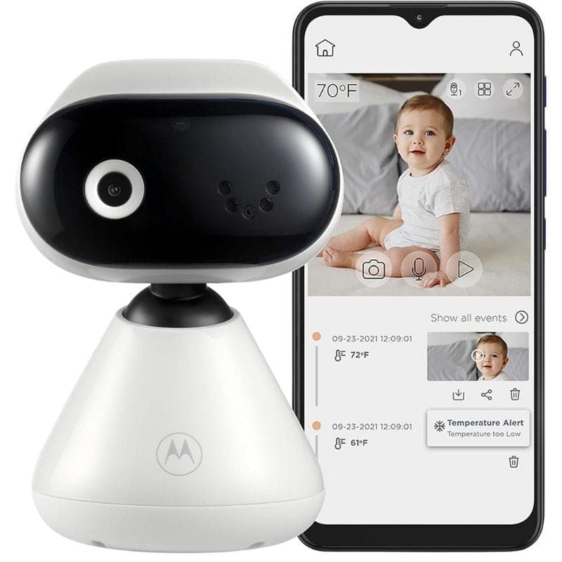 Motorola PIP1000 WiFi HD HD Vigilabebés con cámara, imagen con APP