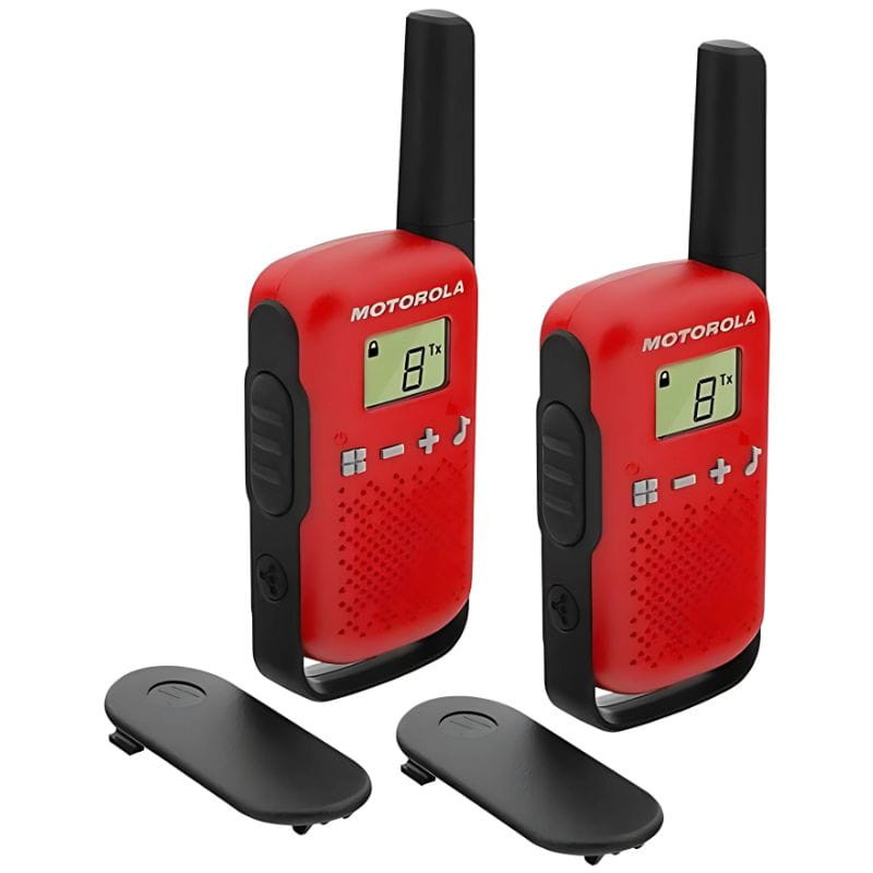 Motorola TALKABOUT T42 two-way radios 16 canales Rojo - Ítem