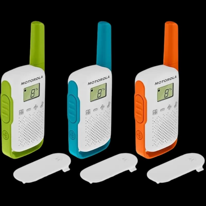 Motorola T42 two-way Lot de 3 talkies-walkies PMR446 16 canaux Portée 4 km