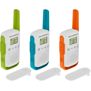 Motorola T42 two-way Juego de 3 Walkie Talkie PMR446 16 Canales Alcance 4 Km
