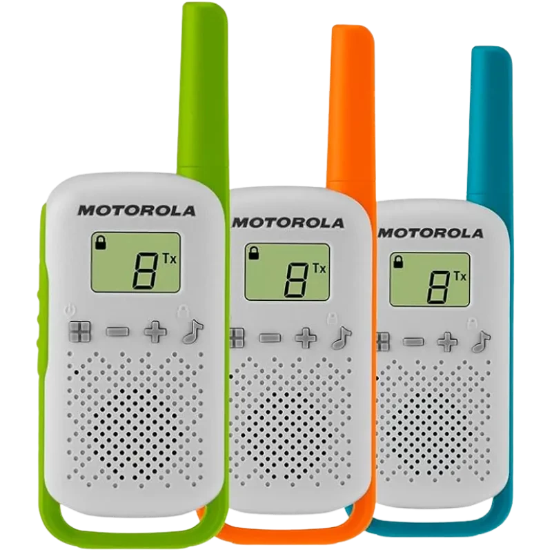 Motorola T42 two-way Juego de 3 Walkie Talkie PMR446 16 Canales Alcance 4 Km - Ítem2