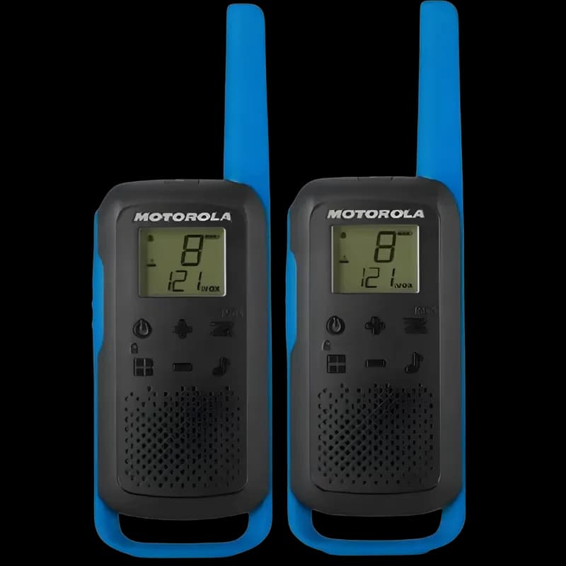 Motorola TALKABOUT T62 two-way radios 16 canales 12500 MHz Negro, Azul