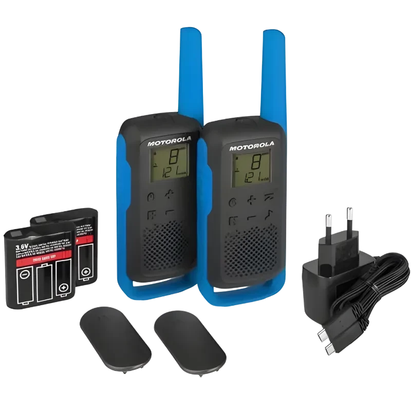 Motorola TALKABOUT T62 two-way radios 16 canales 12500 MHz Negro, Azul - Ítem1