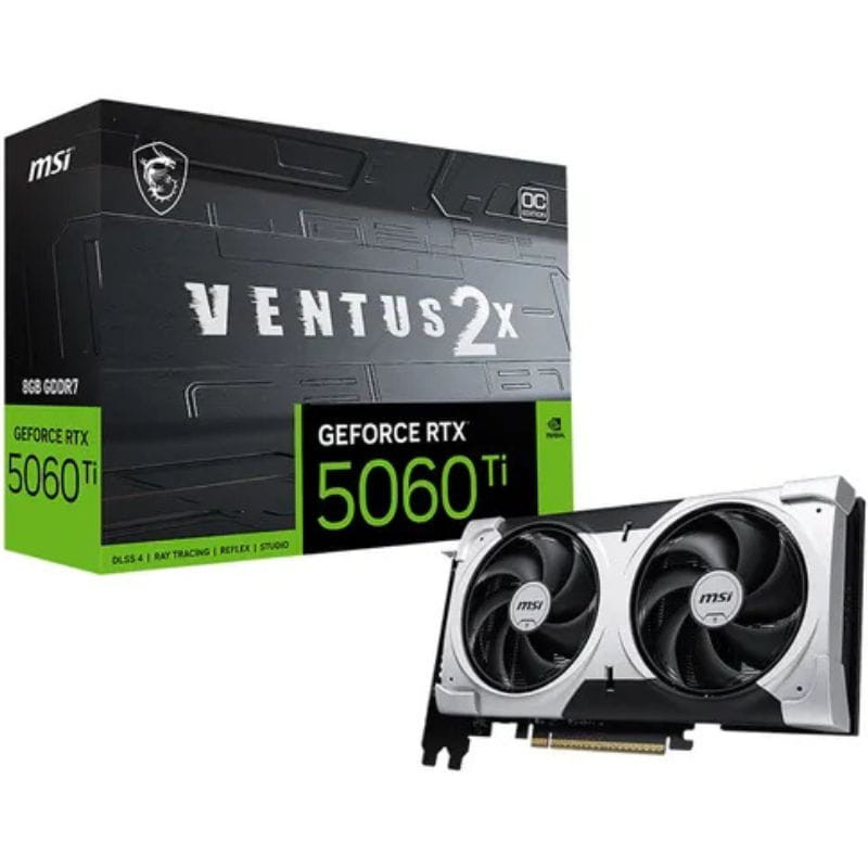 MSI GeForce RTX 5060 TI 8G VENTUS 2X OC PLUS NVIDIA 8 GB GDDR7 - Item