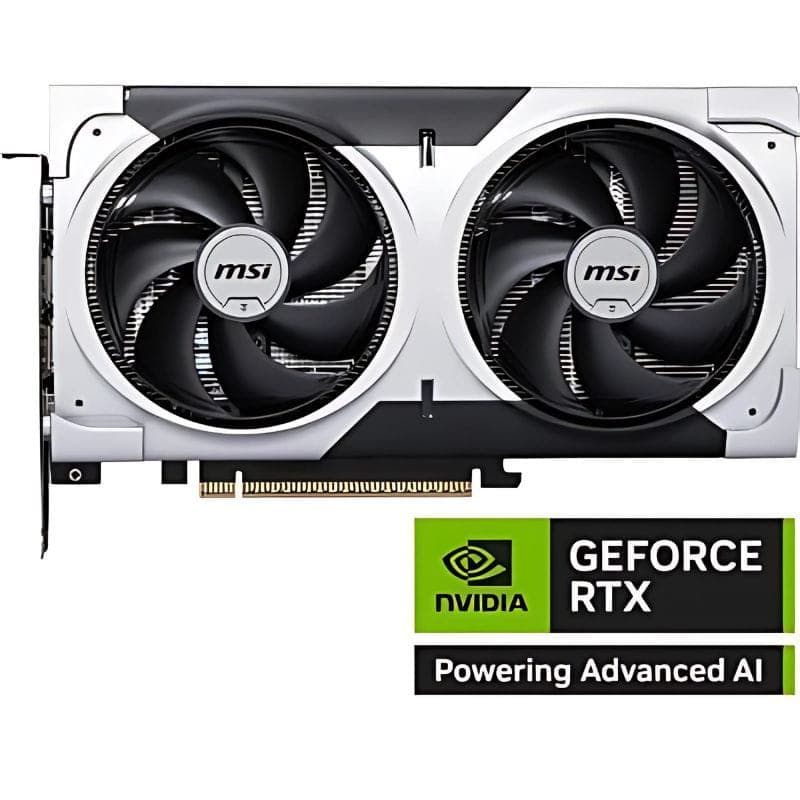 MSI GeForce RTX 5060 TI 8G VENTUS 2X OC PLUS NVIDIA 8 GB GDDR7 con IA