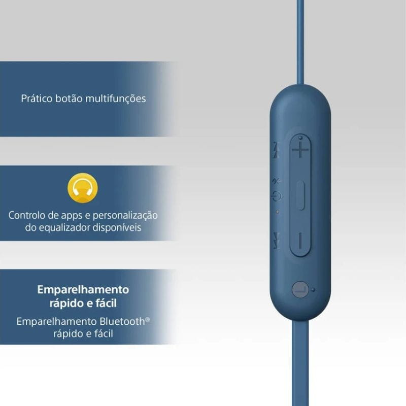 Sony WI-C100 Bluetooth Azul - Auriculares Bluetooth - Item1