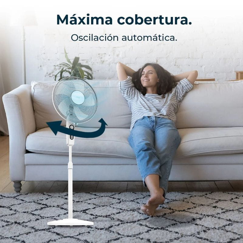 Cecotec EnergySilence 515 MaxFlow Blanc - Ventilateur sur pied - Ítem3
