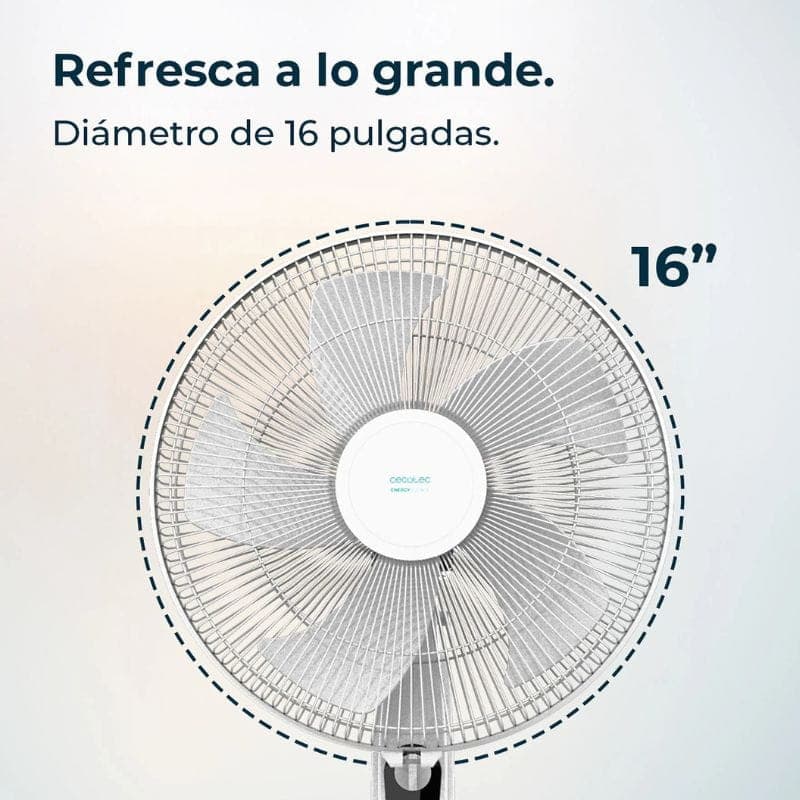 Cecotec EnergySilence 515 MaxFlow Branco - Ventilador de pé grande