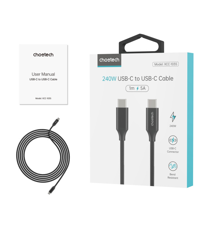 cabo-usb-c-para-usb-c-choetech-240w-carga-super-rapida-1-2m - Item2