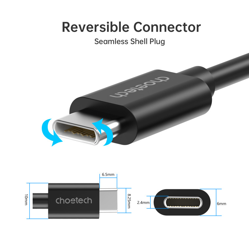 Cabo USB‑A para USB‑C Choetech 1 m - Item1