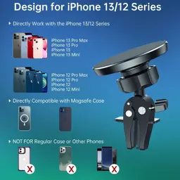 Choetech AT0004 Suporte magnético para automóvel, compatível com alguns modelos de iPhones