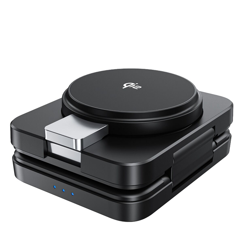  Cargador Inalámbrico 3 en 1 Plegable Choetech - Negro - Ítem2