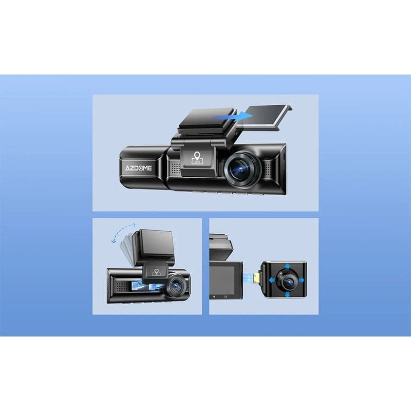 Contenido de la caja de Azdome Dash Cam M550 Max