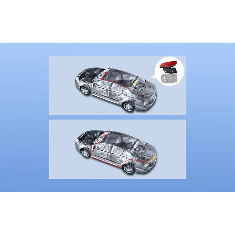 Azdome Dash Cam M550 Max 4K - Dash cam con cámara trasera e interior - Ítem7