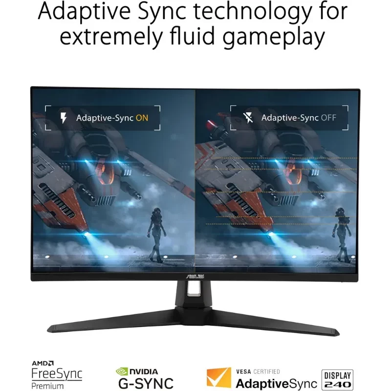 Monitor ASUS TUF VG27AQM1A 27 pulgadas, panel IPS WQHD, biseles finos, soporte en V robusto, frecuencia de 260 Hz, acabado negro para gaming - Ítem2