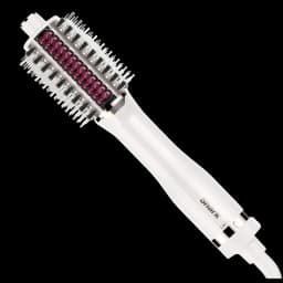 Cepillo moldeador Shark SmoothStyle HT212EU de 900 W, cilindro blanco con cerdas mixtas y núcleo rosa, diseño ergonómico para alisar y dar volumen
