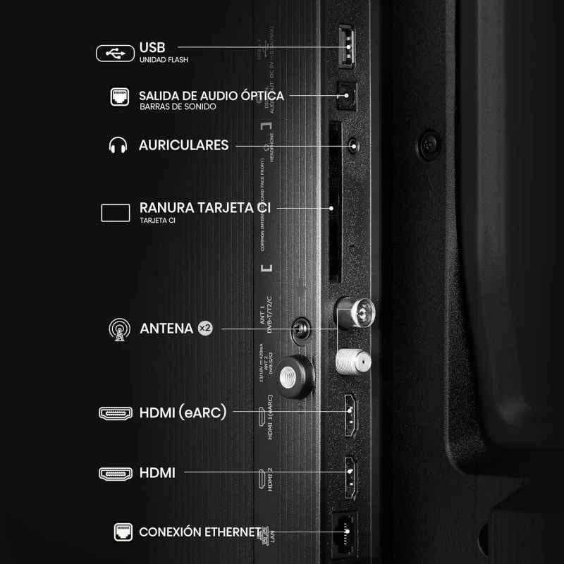 Hisense 40 40A4Q FullHD LED SmartTV WiFi - Item8