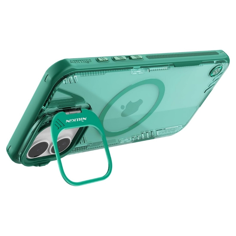 Nillkin Funda Iceblade Prop Magnética con Soporte Protector de Cámara iPhone 16 Verde - Ítem2