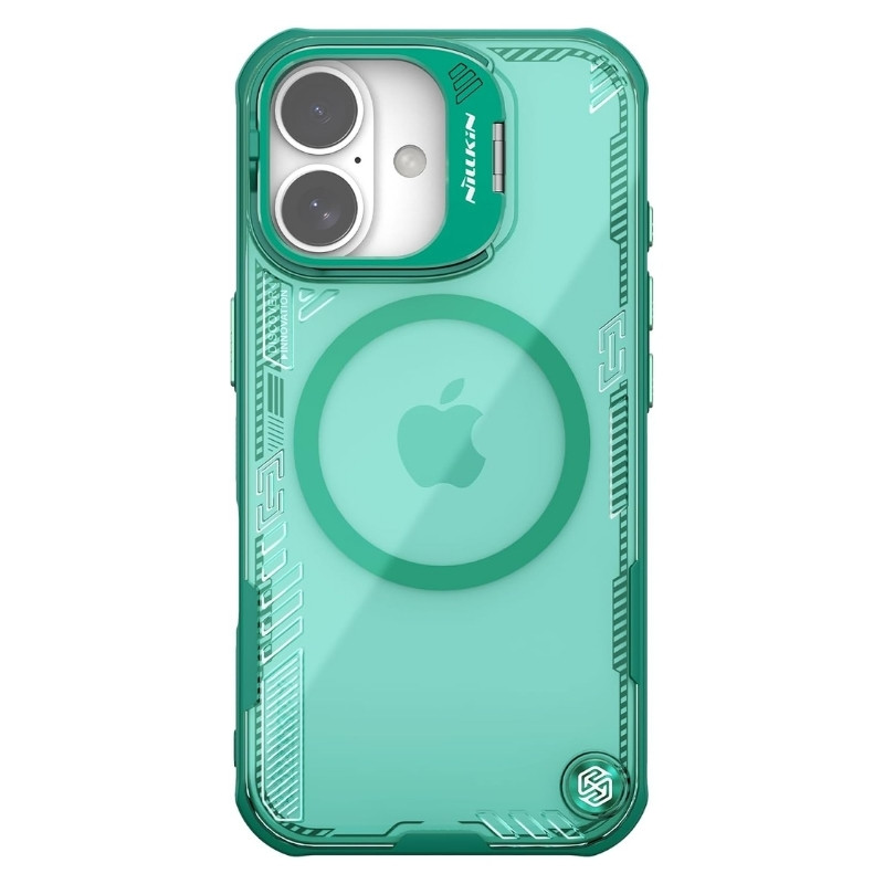 Nillkin Funda Iceblade Prop Magnética con Soporte Protector de Cámara iPhone 16 Verde - Ítem