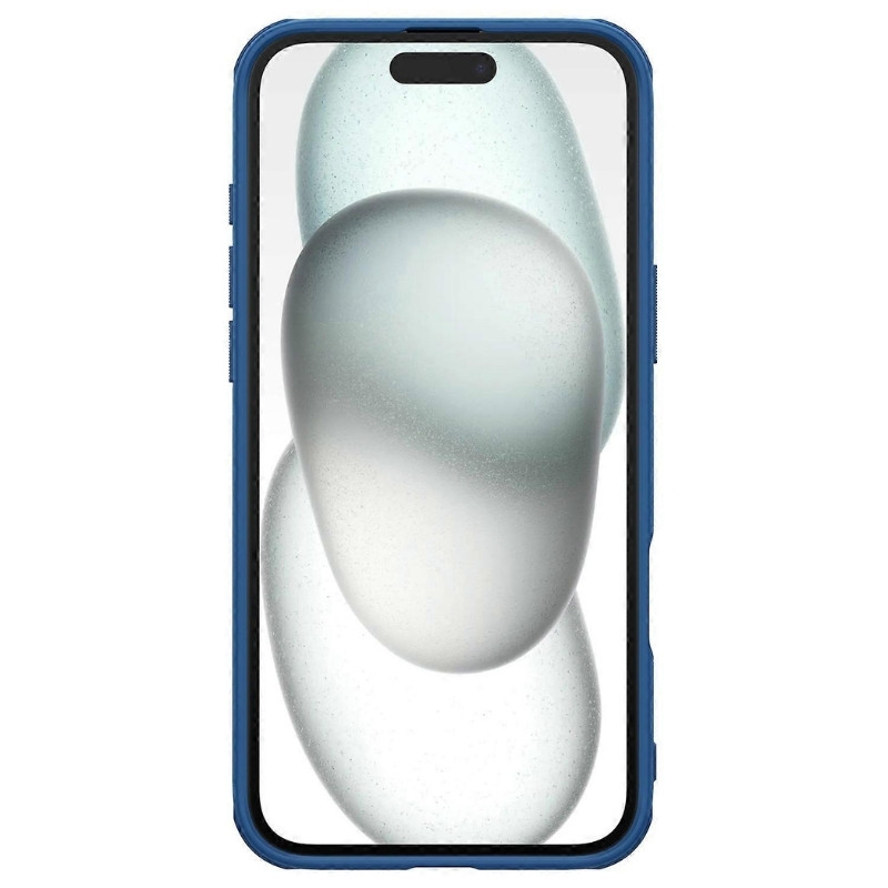 Nillkin Coque Super Frosted Shield Pro iPhone 16 Bleu - Ítem1
