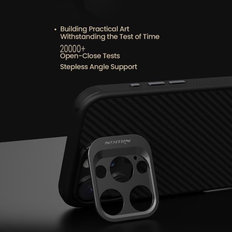 Nillkin Funda CarboProp Magnética iPhone 16 Pro Max Negro