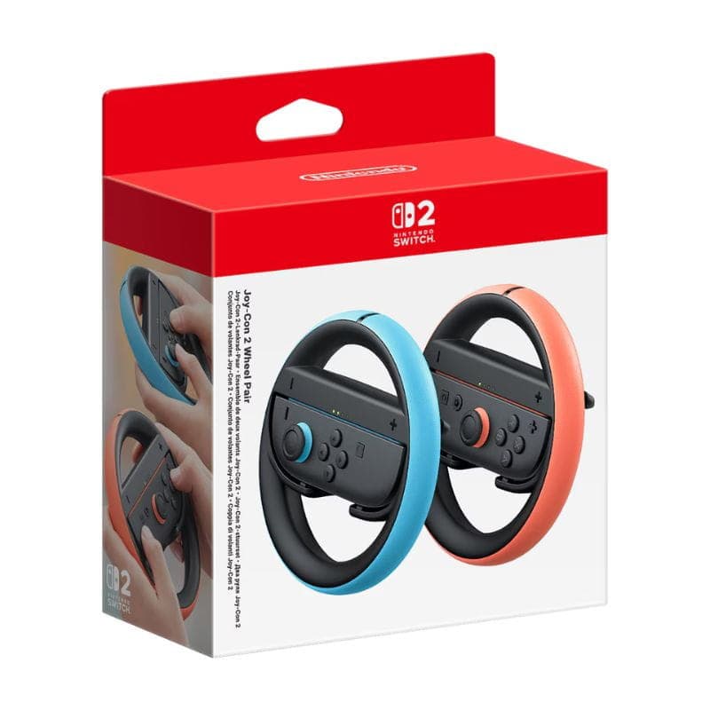 Lot de 2 manettes Joy - Avec Nintendo Switch 2 - Image de la boîte.
