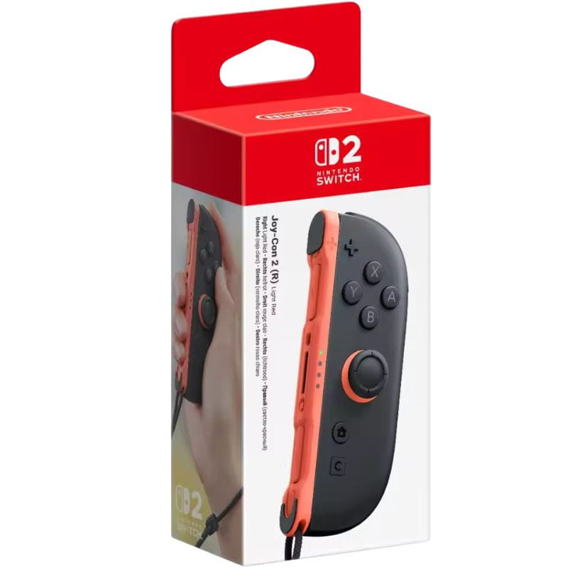 Nintendo Switch 2 Joy-Con Vermelho Claro – Comando para Nintendo Switch 2 - Item1