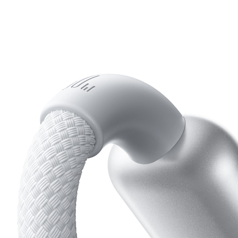 Câble Joyroom Intelligent Power‑Off 100 W USB‑C vers USB‑C 1,2 m, Blanc - Ítem3