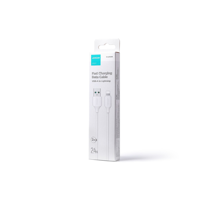 Cabo de Carregamento Rápido Joyroom 2M 2.4A USB-A para Lightning - Branco - Item3