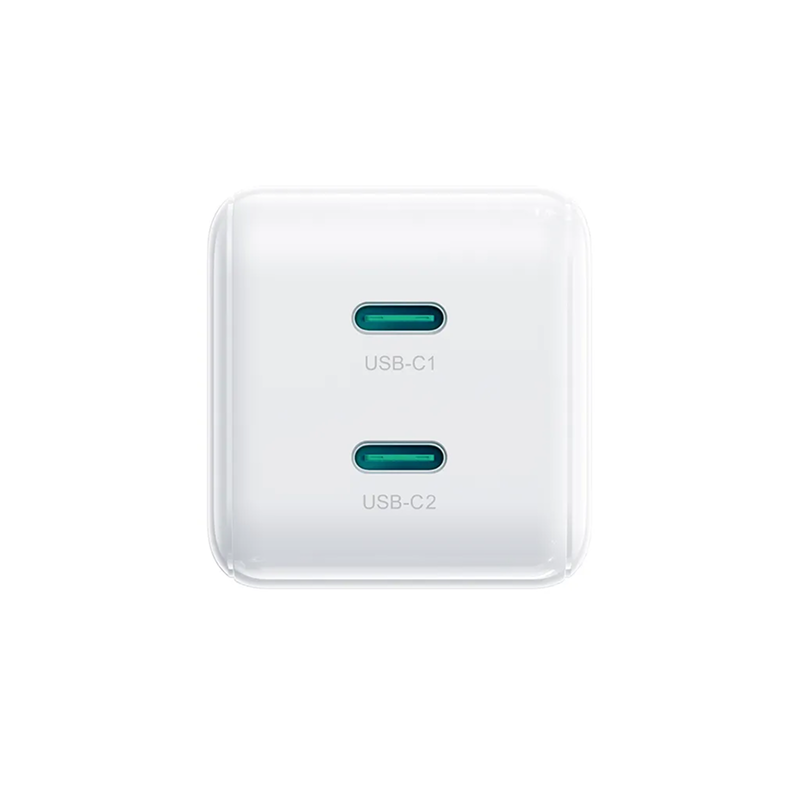 Cargador Joyroom con Doble Puerto Tipo C - Blanco - Ítem2