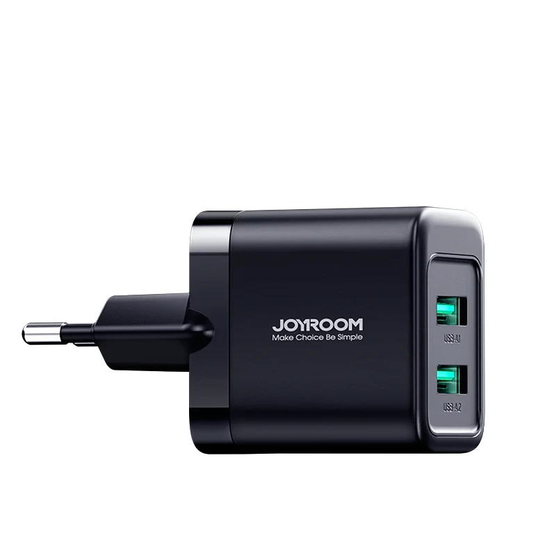 Carregador Joyroom com dupla porta USB-C - Preto - Item1