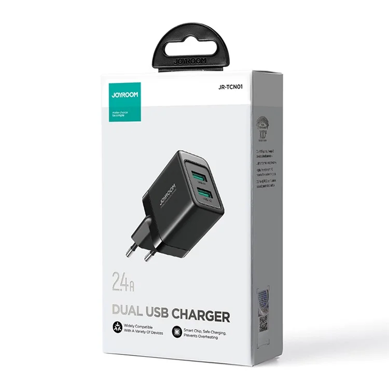 Carregador Joyroom com dupla porta USB-C - Preto - Item2