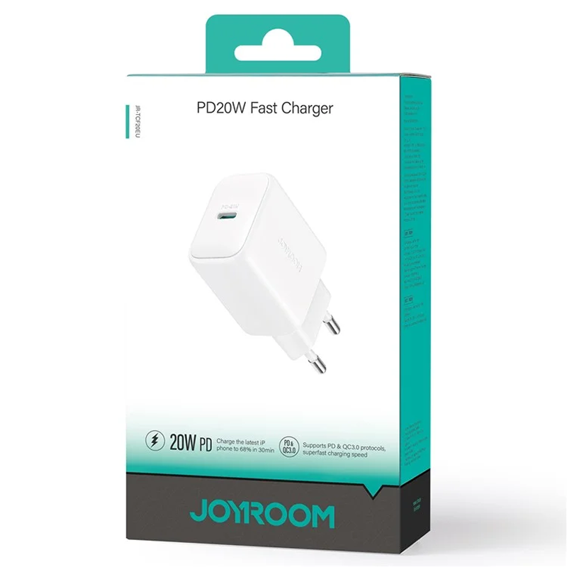 Cargador Joyroom Tipo-C de 20W - Blanco - Ítem2
