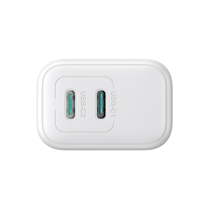 Carregador de carga rápida Joyroom com dupla porta USB-C - Branco - Item1