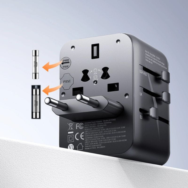Joyroom JR-TCW01 - Adaptador de viaje Negro - Ítem3