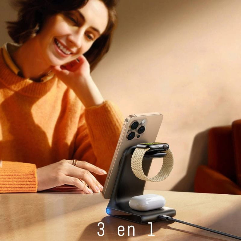 Joyroom JR-W15 - Chargeur sans fil 3 en 1 - Ítem4