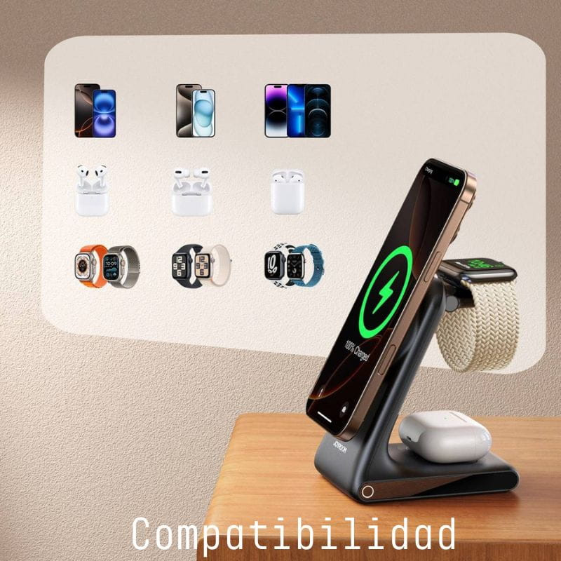 Joyroom JR-W15 - Chargeur sans fil 3 en 1 - Ítem1