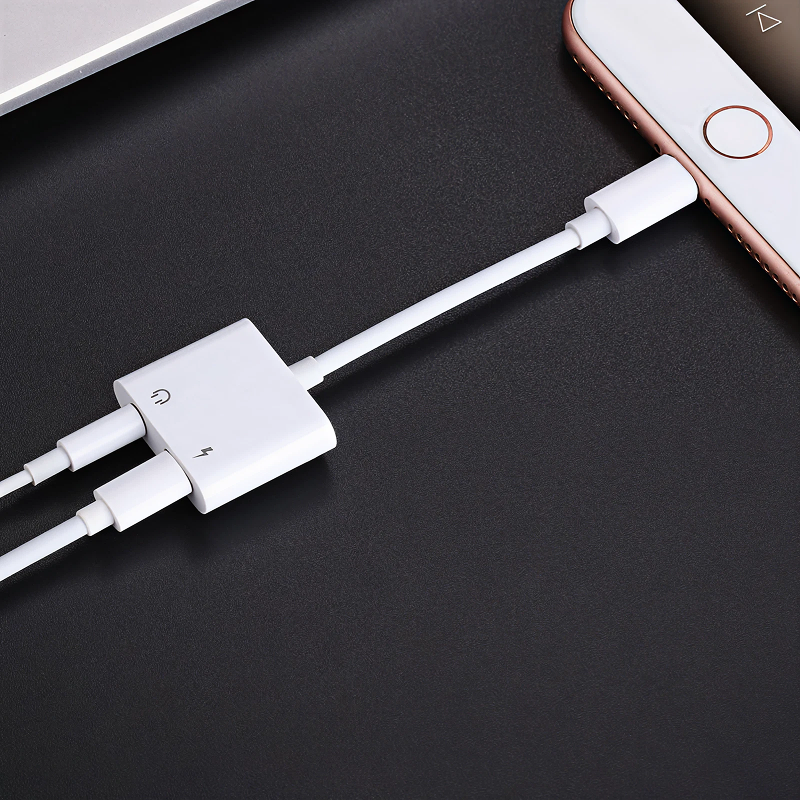 Adaptador para Auriculares Ligthning/minijack 3,5mm Joyroom Ben- Blanco - Ítem1