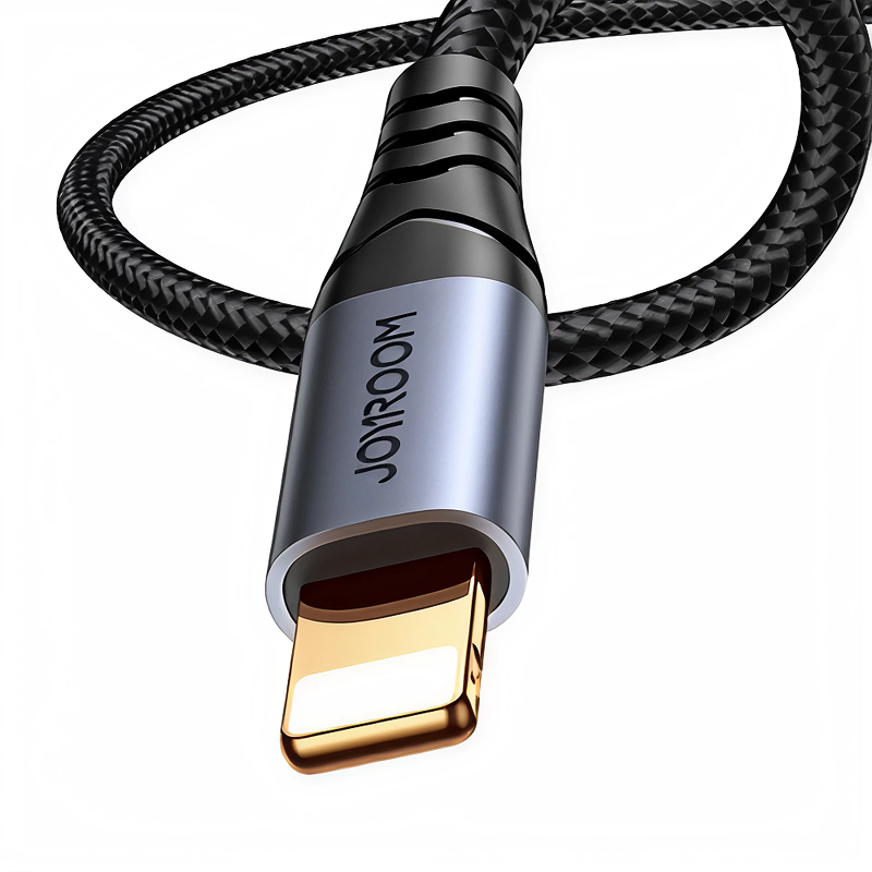 Cable de Audio Estéreo de Lightning a Mini Jack de 3,5mm Joyroom - Negro - Ítem1