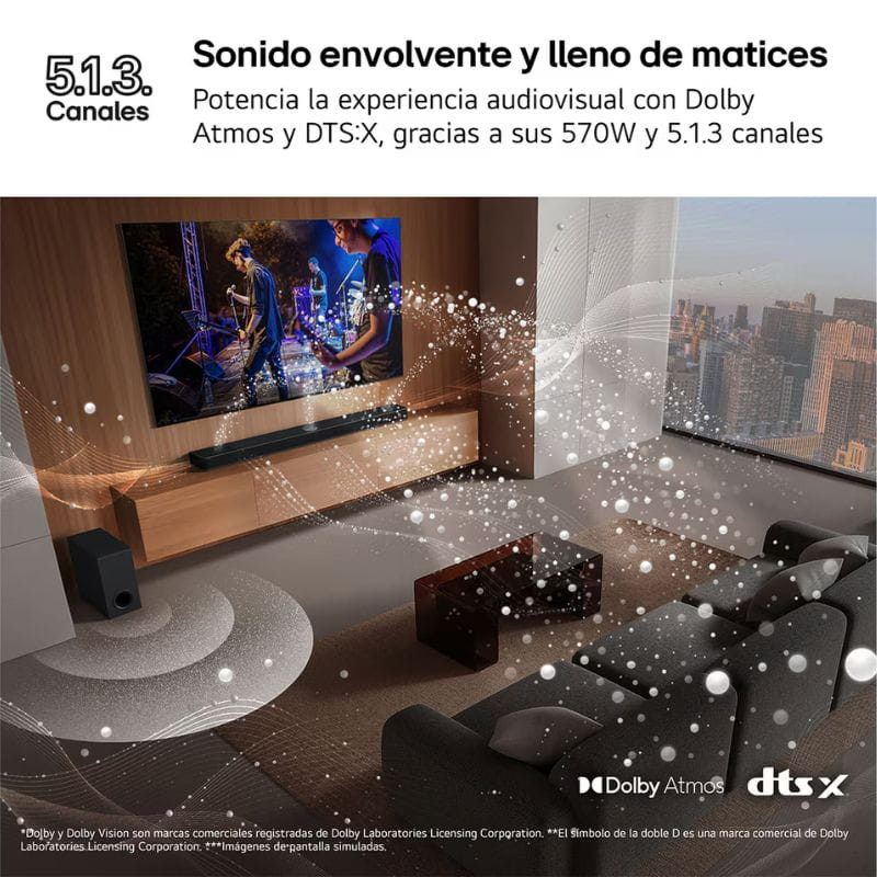 LG S90TY 5.1.3 570 W Negro - Barra de sonido - Ítem3