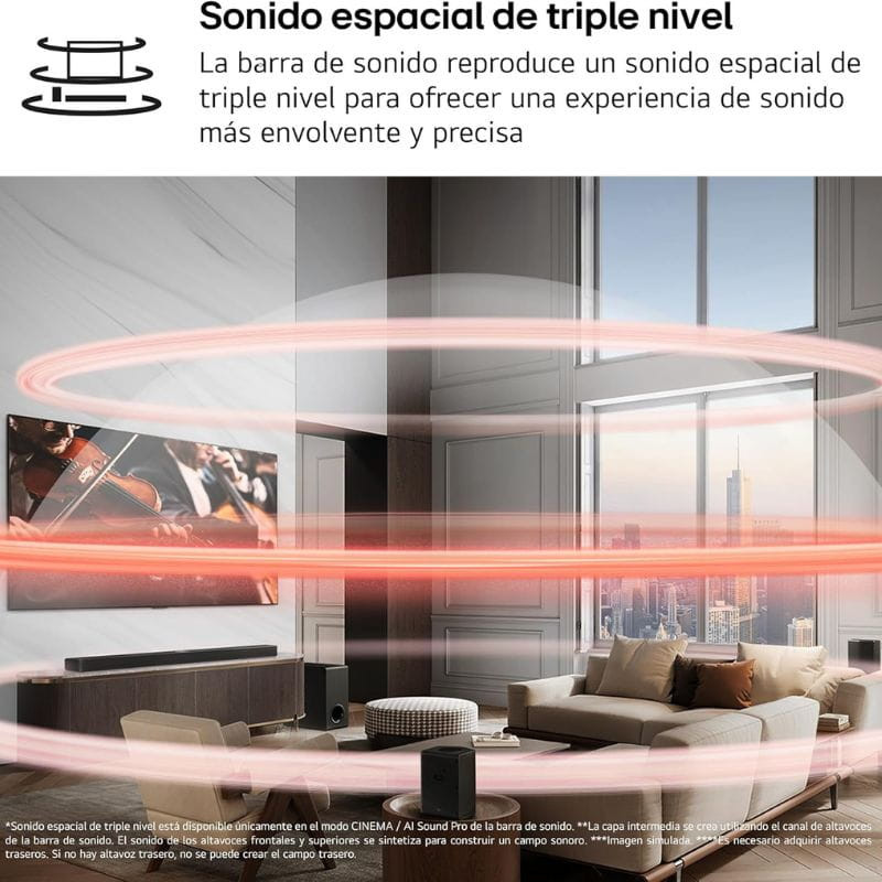 LG S90TY 5.1.3 570 W Negro - Barra de sonido - Ítem6