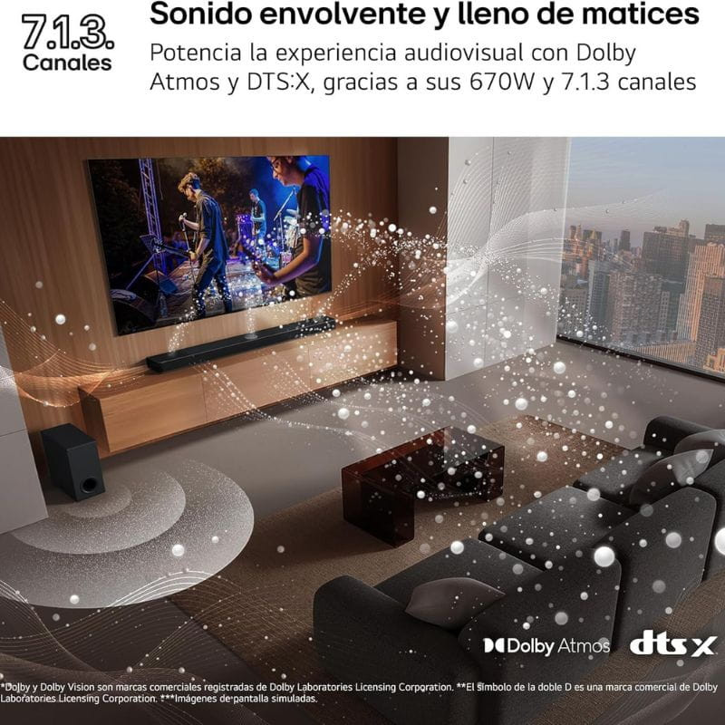 LG S90TR 7.1.3 670 W Negro - Barra de sonido - Ítem6