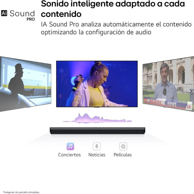 LG S90TR 7.1.3 670 W Negro - Barra de sonido - Ítem2
