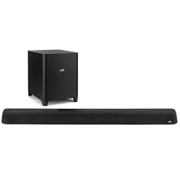 Polk Audio Magnifi AX SR 7.1.2 Noir - Barre de son. Image avec le caisson de basses
