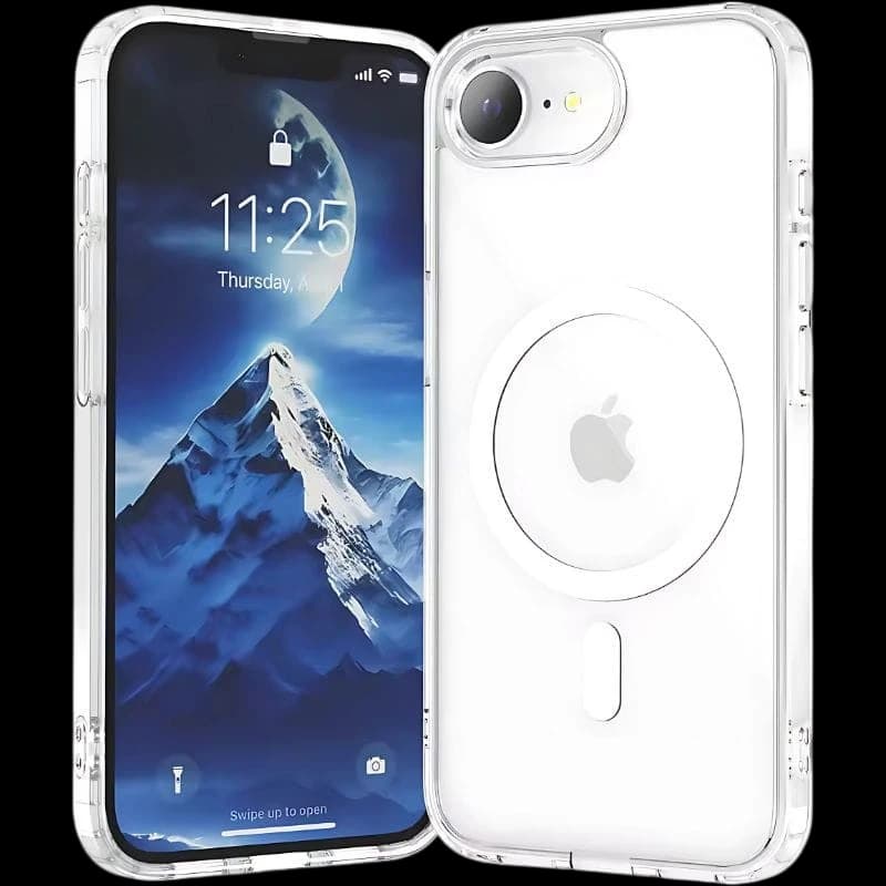 Funda Magsafe Compatible para iPhone 17e/16e 6.1" Transparente