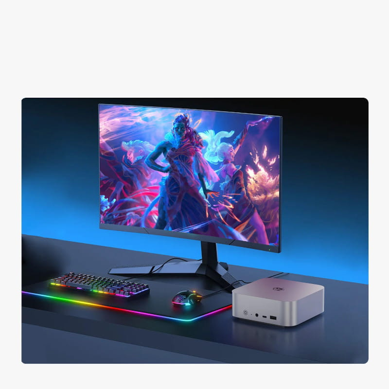 Beelink SER8 AMD Ryzen 7 8745HS/24GB/1TB Gris - Ítem7